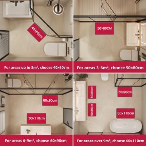 Dajiang | Quick-Drying Anti-Slip Bathroom Door Mat