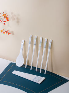 Premium Ceramic Bone China Chopsticks Anti-Mold High-Temperature Resistant Non-Slip Food Grade Hotel Quality Home Use