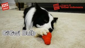 GiGwi Bulb Food Grade Rubber Dog Toy