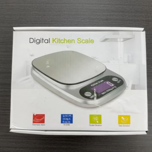 Digital Kitchen Scale Stainless Steel LCD Electronic Food Scale Jewelry Coffee Baking Portable High-quality Kitchen Tool 10kg/1g