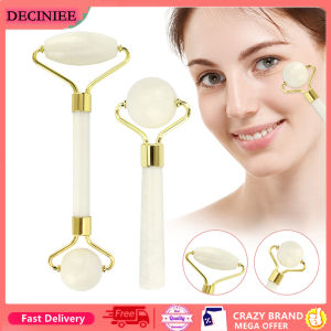 DECINIEE Natural White Jade Facial Roller Massager for Face Jade Roller Masajeador Face Slimming Body Skin Care Lifting Massager Tools Beauty Health