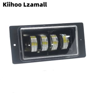 Đèn phụ kiện cố định biển xe ô tô xe địa hình Wrangler 9-36V 40W đèn cản trước Xe Máy Đèn gây nhiễu đèn pha phía trước đèn kỹ thuật