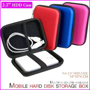 2.5" HDD Bag External USB Hard Drive Disk Storage Box Digital Accessories Cable Earphone USB Flash Drive Storage Organizer Case