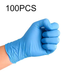 20/50/100PCS Blue Nitrile Gloves Disposable Hairdressing Household Dishwashing Nitrile Gloves Suitable Pet Cleaning Tattoo Tool