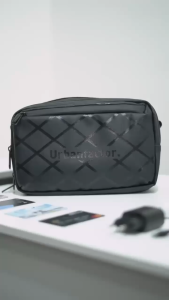 RYVER BLACK |ManNeedMe x URBAN| Selempang Pria Wanita Tas Clutch Pouch Bag Tas Tangan Hand Bag