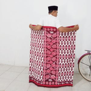 Sarung batik botol goyor sbl print ukuran 120 x 210 cm pria dewasa kain rayon santung tebal adem