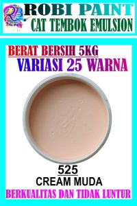 cat tembok super emoulsion robi paint berat bersih 5 KG murah dan berkualitas