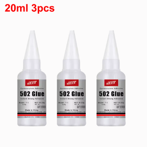 1-5PCS 502 Super Glue Clear Instant For Wood Crafts Repair All Purpose CA Glue Shoe Ceramic Plastic Leather Glass Model Metal.
