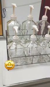 Syrup Rack Fruit Dew Sugar Bottle Holder Sauce Storage Rack Iron Four Grid Display Rack Bar Bottle Organizer Rack