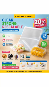 PER PIECE OPP Clear Plastic Packaging Bag | Resealable Transparent Cellophane Storage Bag for Food Snacks Jewelry Accessories Gadgets Crafts Gifts & Retail Packaging | Durable Self-Sealing Adhesive Closure for Secure Storage and Product Display
