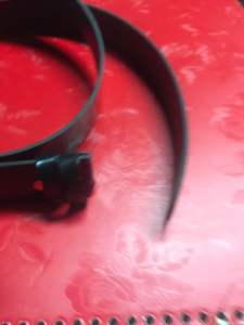 เข็มขัดนักศึกษานิวไล้ดำเงาขนาด34มมยทั้งเส้น48นิ้วเนื้อเป็นพีวีซียางใช้ทนกันน้ำ