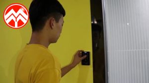 YMY [ DOUBLE EM-LOCK KEYTAG ] WiFi TUYA APP SECURITY DOOR ACCESS SYSTEM FingerPrint DOUBLE ELECTROMAGNETIC LOCK (EM-LOCK) PACKAGE with 12V 5A POWER SUPPLY BOX AND 12V 7AH Backup Battery