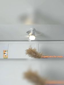 Fan Light Remote Control Multi-Functional Ceiling Fan 3-color LED Lights Adjust Wind Speed