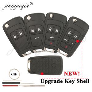 New Upgrade Flip Car Remote Key Shell For Chevrolet Cruze Lova Camaro Impala Opel Vauxhall Insignia Astra Buick GMC Easy-Install