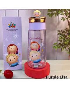 (🇸🇬SG Stock) Disney Tsum Tsum Design Direct Drinking Water Bottle (Mickey Minnie Elsa Donald) (470ml)