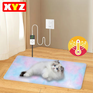 Waterproof Pet Heating Pad Electric Blanket Dog Cat Winter Warmer Pad Adjustable Temperature with Digital Display Dog Mattress