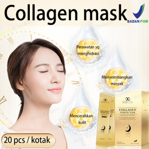 Masker Tidur Wajah Glowing & Anti Kerutan Bawah Mata Kolagen Firming Good Night Frozen Film