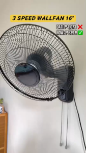16 inch Wall Fan Powerful Electric Fan Wide Angle Mute Shaking 5 Blades Strong Wind Original Imported Motor