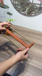 Gác Chén Gỗ Mun Hoa Kết Hợp Đồng – Gác Được Mọi Loại Chén