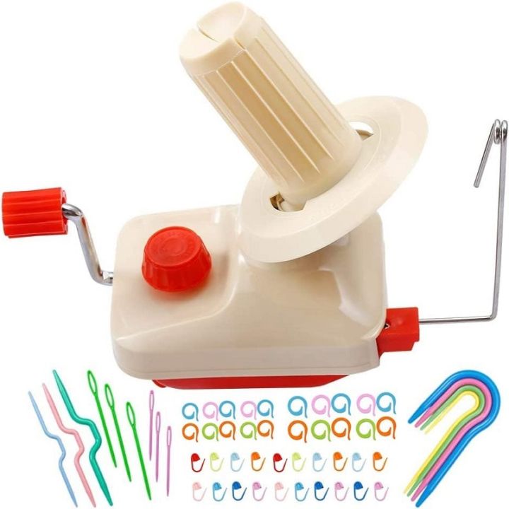 BUDDUR Hand Operated Yarn Winder Portable For Cotton Yarn Thread Balls ...