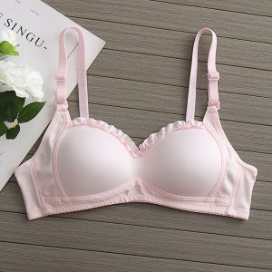 Sweet  Lingerie for Women Cute Little Boobs Gather Lace Student Girl Bra Thin