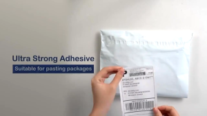 5000pcs Thermal Sticker A6 Paper Roll Fold Stack Airway Bill Sticker Thermal Label AWB Consignment Note 订单打印纸 TS01B