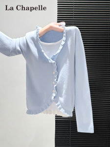 La Chapelle | Flattering Slimming Illusion Layered Long Sleeve Knitwear