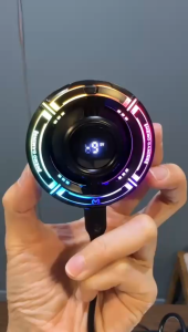 2025 New Memo CX15 Magnetic Phone Cooler Ai 5V RGB LED Semiconductor Heatsink for Gaming Live Power Usb