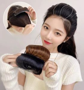 New Invisible Seamless High Hairline Pad Wig Piece Womens Fluffy Natural Hair Volume Pad Comb Hair Extension Pieces