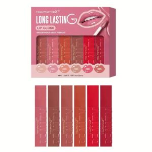 Bộ Son Dưỡng Môi 6 Món Dành Cho Nữ Dưỡng Ẩm Làm Sáng Hiệu Quả Lâu Dài Dầu Dưỡng Môi Độc Quyền Cho Đôi Môi Đẹp Và Mịn Màng Hơn