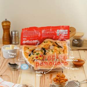 Spicy Podomoro - Pizza Beku/Frozen Food/Makanan Instan