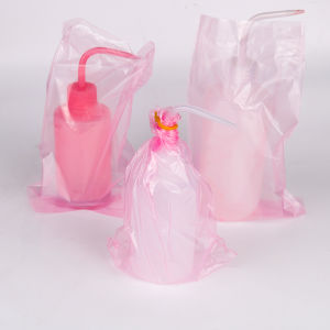 200pcs Tattoo Waterproof  Stain-Resistant Wash Bottle Bag Large-Capacity Plastic Storage Protection Bag Tattoo Accessories