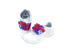 รองเท้านักเรียน นักเรียนชายผ้าใบ ลายสไปเดอร์ (มีไฟ) Gerry gang รุ่น SP-6530