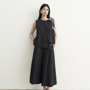 DESIGNICE | Loose Commuter Style Sleeveless Womens Suit