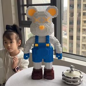 Nano Blocks Violent Bear Mainan / Mainan Hiburan Anak-Anak