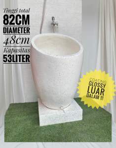 (BONUS SABUN MANDI) bak mandi model miring