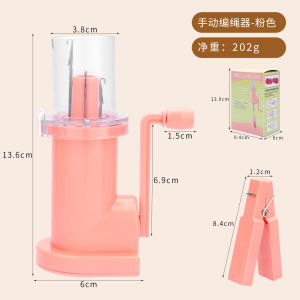 Máy Dệt Dây Thừng Tay Cầm DIY Máy Dệt Vòng Cổ Phụ Kiện Thủ Công Dụng Cụ Dệt Dây Thừng Dụng Cụ Xoắn Dây Tại Nhà