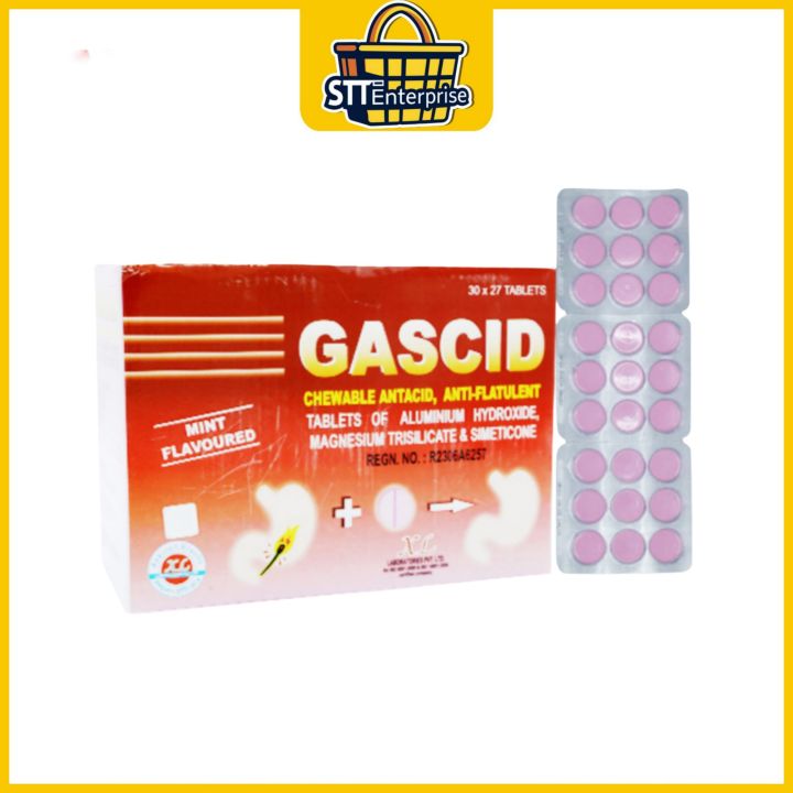 Gascid Tablets 9’s ဒိုင်ဂျင်းဆေးပြား ၉ လုံးကဒ် | Lazada