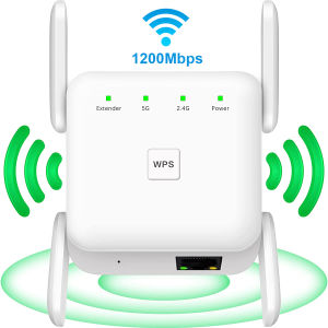 AC1200 Wireless WiFi Repeater Booster 2.4G/5GHz Wi-Fi Signal Amplifier Extender Router Network Wlan WiFi Repetidor