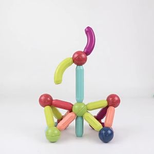 Payoe Mainan Edukasi Anak Montessori Toys Magnetic Sticks 25/42/64Pcs Magnet Stick