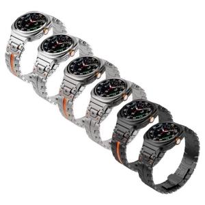 Stainless Steel Strap for Samsung Galaxy Watch 7 Ultra 47mm Luxury Metal Band for Galaxy Watch Ultra 2025 Replaceable Wristband