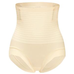 MiiOW | กางเกงชั้นในสตรีเอวสูงไร้ตะเข็บทรงกระบอกหลังคลอด กางเกงชั้นในเสริมหน้าอกไร้ตะเข็บทรงกระบอกเอวสูงสำหรับฤดูใบไม้ผลิ 2025