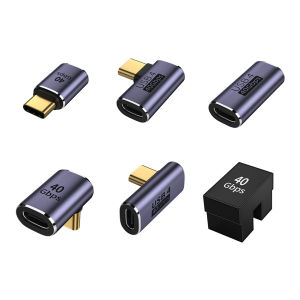 [Vktech] Elegant USB C To Type C Adapter 8K@120Hz USB4.0 40Gbps PD100W for Seamless Phone and Laptop Connection