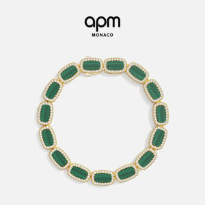 Gold Color Nice Malachite Bracelet