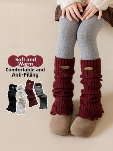 LIUZHISHU | Thick Warm Mid Calf Socks for Girls
