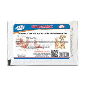 BIO BACIMAX - men tiêu hóa giảm mùi hôi phân khô cho chó mèo