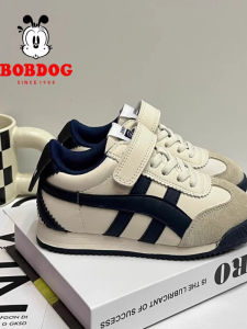 Breathable Leather Sports Shoes for Boys And Girls Spring Autumn New Style Casual Middle Large Children Anti-slip Rubber Sole