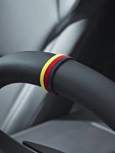 ALCANTARA | For BMW X3 G45 G48 For Tesla Model Y Juniper Model 3 Highland Made of Alcantara Car Steering Wheel Top Center Marker Accessories
