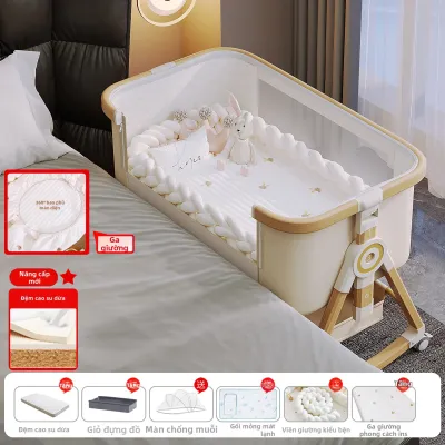 Giường Em Bé Đa Năng Gấp Gọn