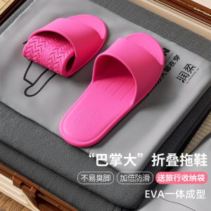 Dép Đi Du Lịch Gấp Gọn Cho Nữ Dép Đi Trong Nhà EVA Đế Bằng EVA Chống Trượt Đế Bằng EVA Mùa Hè 2025 Sản Xuất Tại Trung Quốc